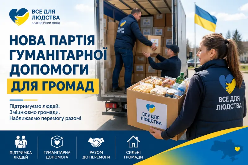 Нова партія гуманітарної допомоги для громад