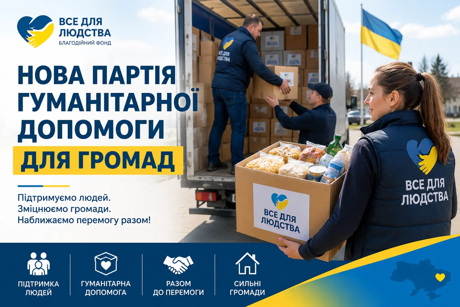 Нова партія гуманітарної допомоги для громад