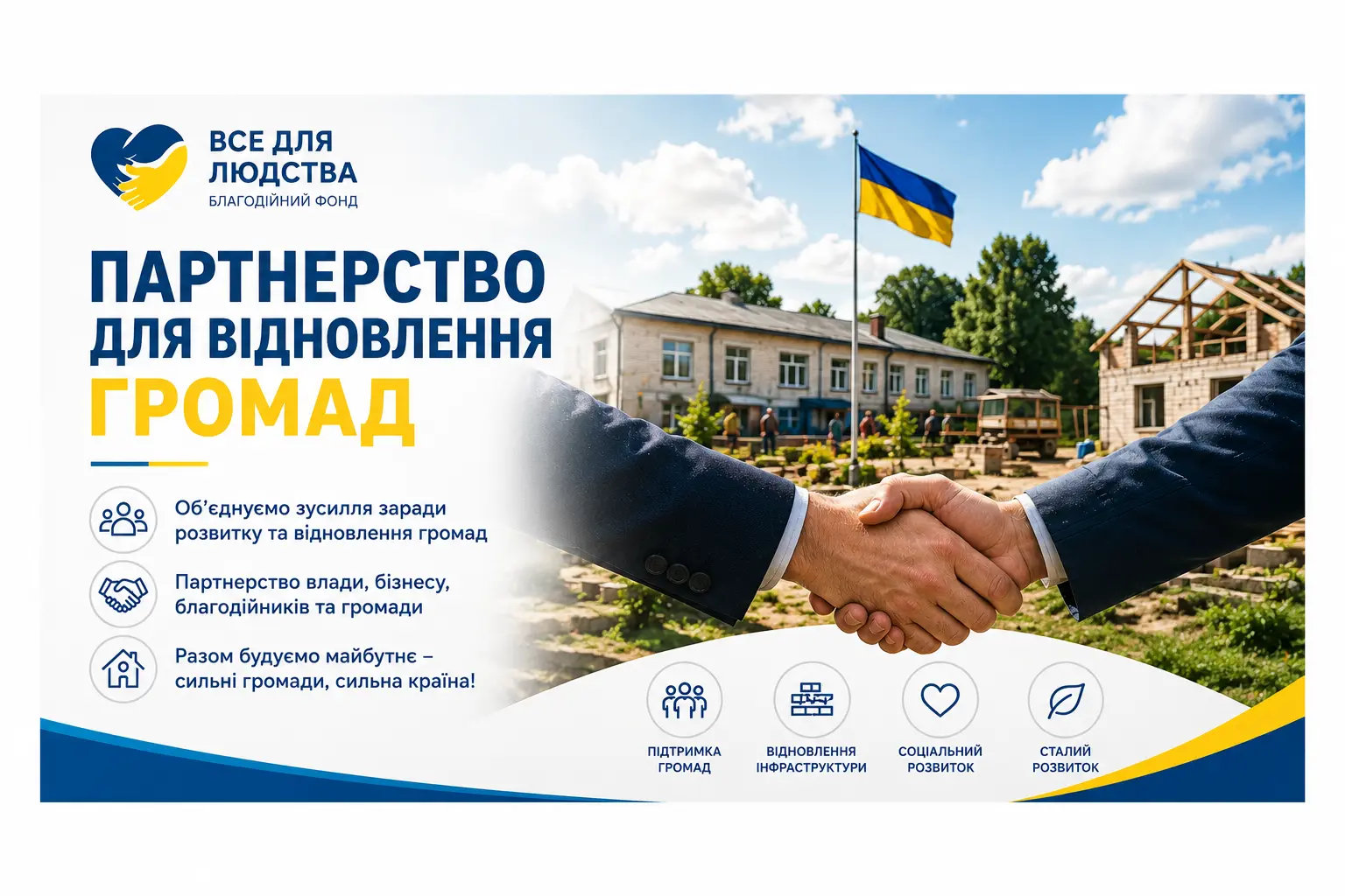Партнерство для відновлення громад